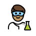 1F468 1F3FD 200D 1F52C Smiley – OpenMoji