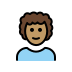 1F468 1F3FD 200D 1F9B1 Smiley – OpenMoji