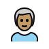 1F468 1F3FD 200D 1F9B3 Smiley – OpenMoji