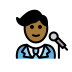 1F468 1F3FE 200D 1F3A4 Smiley – OpenMoji