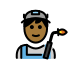 1F468 1F3FE 200D 1F3ED Smiley – OpenMoji