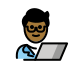 1F468 1F3FE 200D 1F4BB Smiley – OpenMoji