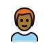 1F468 1F3FE 200D 1F9B0 Smiley – OpenMoji
