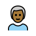 1F468 1F3FE 200D 1F9B3 Smiley – OpenMoji