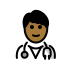 1F468 1F3FE 200D 2695 FE0F Smiley – OpenMoji