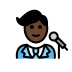 1F468 1F3FF 200D 1F3A4 Smiley – OpenMoji