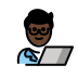 1F468 1F3FF 200D 1F4BB Smiley – OpenMoji