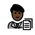 1F468 1F3FF 200D 1F4BC Smiley – OpenMoji
