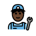 1F468 1F3FF 200D 1F527 Smiley – OpenMoji