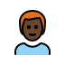1F468 1F3FF 200D 1F9B0 Smiley – OpenMoji