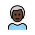 1F468 1F3FF 200D 1F9B3 Smiley – OpenMoji
