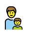 1F468 200D 1F466 Smiley – OpenMoji