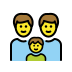 1F468 200D 1F468 200D 1F466 Smiley – OpenMoji