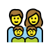 1F468 200D 1F469 200D 1F466 200D 1F466 Smiley – OpenMoji