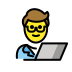 1F468 200D 1F4BB Smiley – OpenMoji