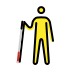 1F468 200D 1F9AF Smiley – OpenMoji