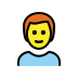 1F468 200D 1F9B0 Smiley – OpenMoji