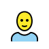 1F468 200D 1F9B2 Smiley – OpenMoji