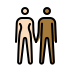 1F469 1F3FB 200D 1F91D 200D 1F468 1F3FE Smiley – OpenMoji