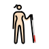 1F469 1F3FB 200D 1F9AF 200D 27A1 FE0F Smiley – OpenMoji
