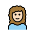 1F469 1F3FB 200D 1F9B1 Smiley – OpenMoji