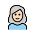 1F469 1F3FB 200D 1F9B3 Smiley – OpenMoji