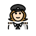 1F469 1F3FB 200D 2708 FE0F Smiley – OpenMoji
