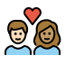 1F469 1F3FB 200D 2764 FE0F 200D 1F468 1F3FD Smiley – OpenMoji