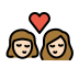 1F469 1F3FB 200D 2764 FE0F 200D 1F48B 200D 1F469 1F3FB Smiley – OpenMoji