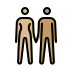 1F469 1F3FC 200D 1F91D 200D 1F468 1F3FD Smiley – OpenMoji
