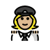 1F469 1F3FC 200D 2708 FE0F Smiley – OpenMoji