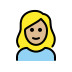 1F469 1F3FC Smiley – OpenMoji