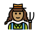 1F469 1F3FD 200D 1F33E Smiley – OpenMoji