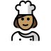 1F469 1F3FD 200D 1F373 Smiley – OpenMoji