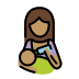 1F469 1F3FD 200D 1F37C Smiley – OpenMoji