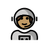 1F469 1F3FD 200D 1F680 Smiley – OpenMoji