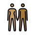 1F469 1F3FD 200D 1F91D 200D 1F468 1F3FE Smiley – OpenMoji