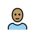 1F469 1F3FD 200D 1F9B2 Smiley – OpenMoji