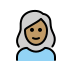 1F469 1F3FD 200D 1F9B3 Smiley – OpenMoji