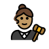 1F469 1F3FD 200D 2696 FE0F Smiley – OpenMoji
