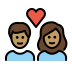1F469 1F3FD 200D 2764 FE0F 200D 1F468 1F3FD Smiley – OpenMoji
