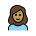 1F469 1F3FD Smiley – OpenMoji