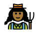 1F469 1F3FE 200D 1F33E Smiley – OpenMoji