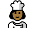 1F469 1F3FE 200D 1F373 Smiley – OpenMoji