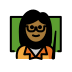 1F469 1F3FE 200D 1F3EB Smiley – OpenMoji