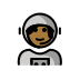 1F469 1F3FE 200D 1F680 Smiley – OpenMoji