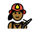 1F469 1F3FE 200D 1F692 Smiley – OpenMoji