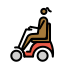 1F469 1F3FE 200D 1F9BC Smiley – OpenMoji