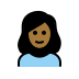 1F469 1F3FE Smiley – OpenMoji