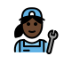 1F469 1F3FF 200D 1F527 Smiley – OpenMoji